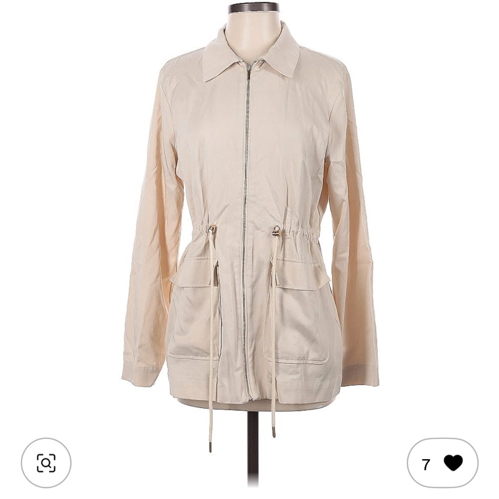 Women's Cream Jacket one third